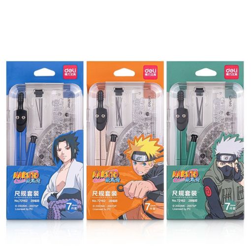 Naruto Series 7pc Drafting Set - Deli