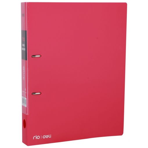 Ring Binder A4 2D Ring PP Assorted Colours - Deli