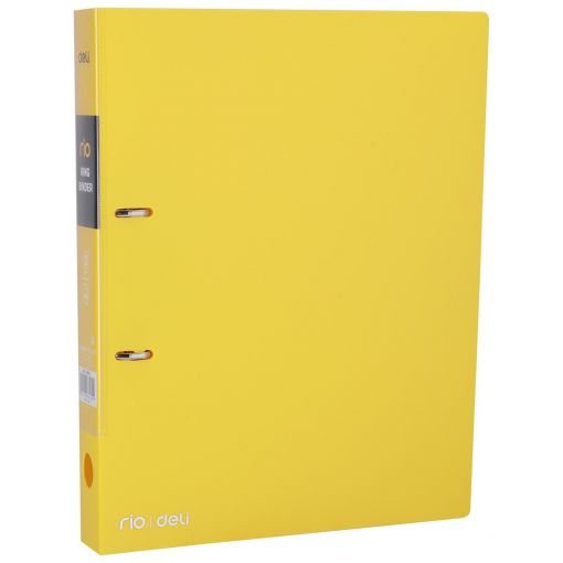 Ring Binder A4 2D Ring PP Assorted Colours - Deli