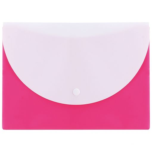 Carry Folder A5 2 Pocket Press Stud 180 micoron - Assorted Colours - Deli