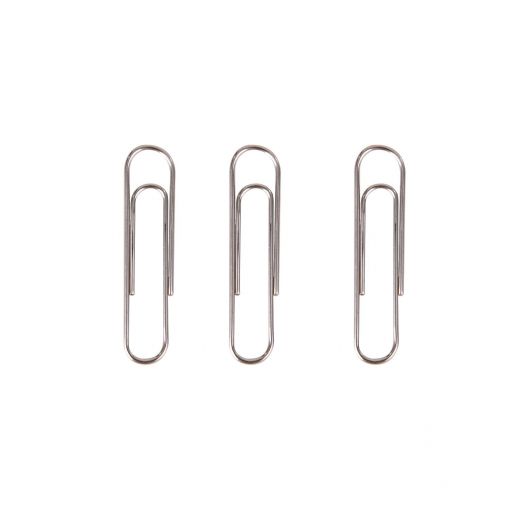 Paper Clips Silver 33mm Box 100's - Deli