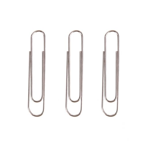 Paper Clips Silver 50mm Box 100's - Deli