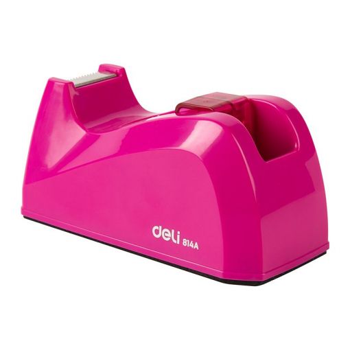 Tape Dispenser - 120x57x60mm PINK - Deli