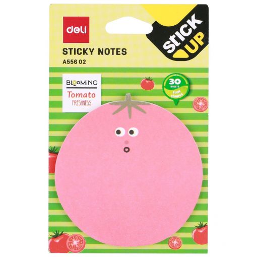 Sticky Notes - 76x76mm (30 Sheets) Assorted Fruit Shapes - Deli