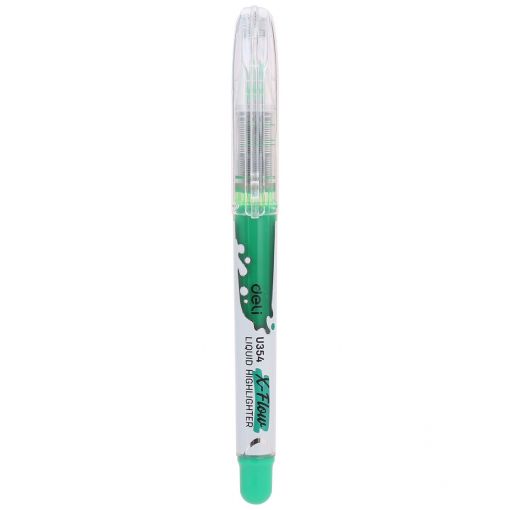 Highlighter - Liquid Chisel Tip (1pc) - Green  - Deli