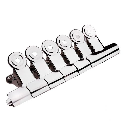 Bulldog Clip - 76mm (6pc) Silver - Deli