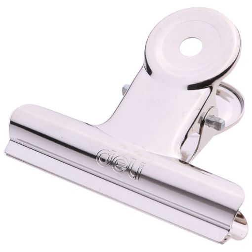 Bulldog Clip - 64mm (6pc) Silver - Deli