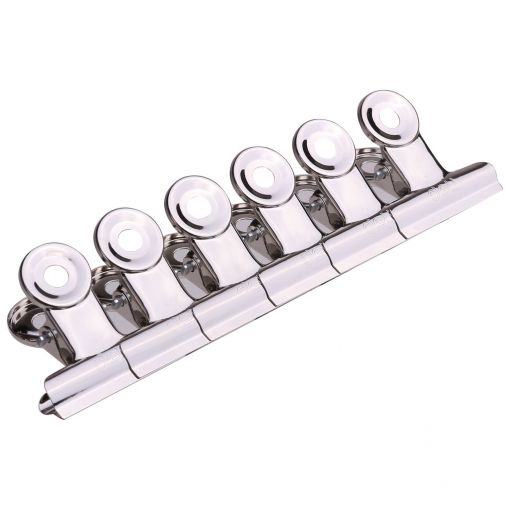 Bulldog Clip - 29mm (6pc) Silver - Deli