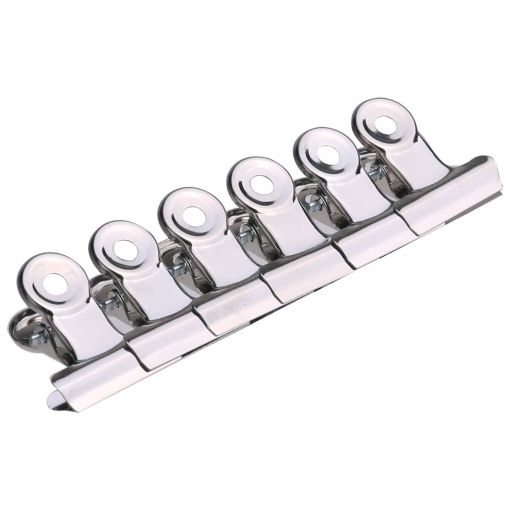 Bulldog Clip - 19mm (6pc) Silver - Deli