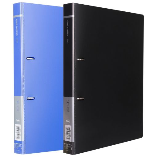 Ring Binder A4 2D Ring PP - Assorted - Deli