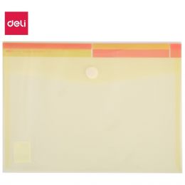 Carry Folder - Velcro Assorted Colours  A4  - Deli