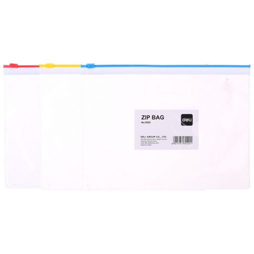 Zip Bag A5 Asst. - Deli