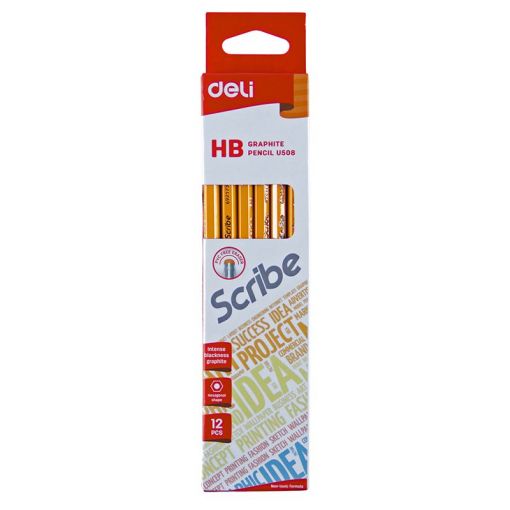 Pencils - HB (1pc)  2.2mm Hexagonal with Eraser Tip - Deli