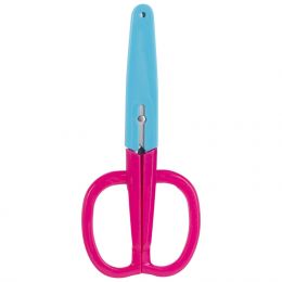 Scissors - 13.5cm School Scissor with Protective Sleeve  - Deli