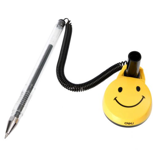 Pen - Desk - Black - Tip 0.5mm (Single) - Think  - Deli