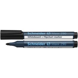 Whiteboard Marker - Bullet Point 3mm (10pc) MAXX290 - Black