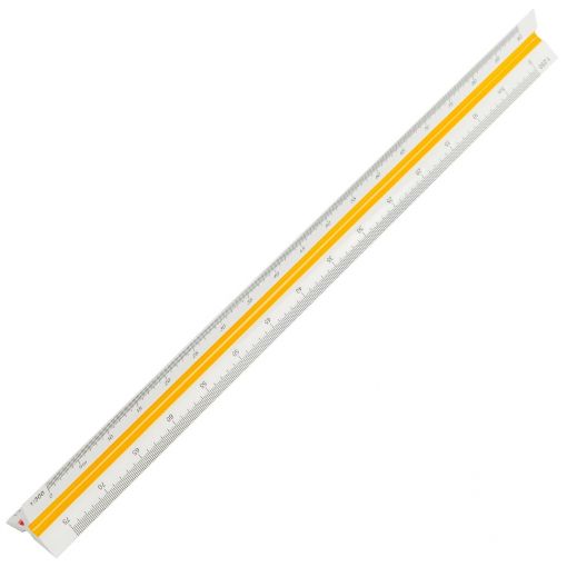 Ruler - 30cm 6 Scales Ruler  - Deli