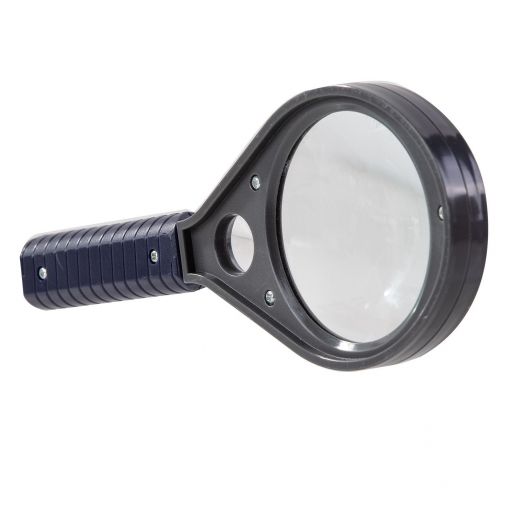 Magnifier Large Glass: 3x Black - Deli