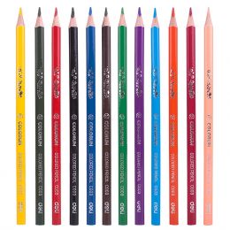 Colour Pencils - 2.9mm (12pc) Triangular - ColoRun  - Deli