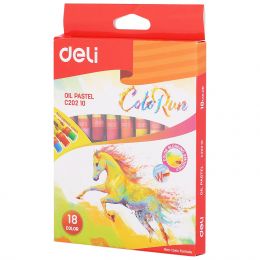 Oil Pastels - 8mm (18pc) - ColoRun - Deli
