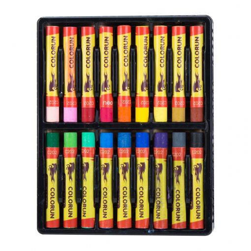 Oil Pastels - 8mm (18pc) - ColoRun - Deli