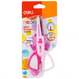 Scissors - 13.6cm - Single Craft Scissor Blue/Pink - Deli