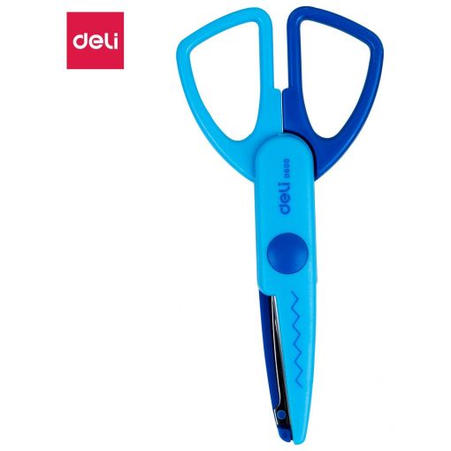 Scissors - 13.6cm - Single Craft Scissor Blue/Pink - Deli