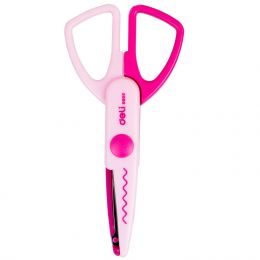 Scissors - 13.6cm - Single Craft Scissor Blue/Pink - Deli