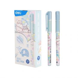 Pen - Gel - Blue - Tip 0.5mm (1pc) - Miyou Series  - Deli