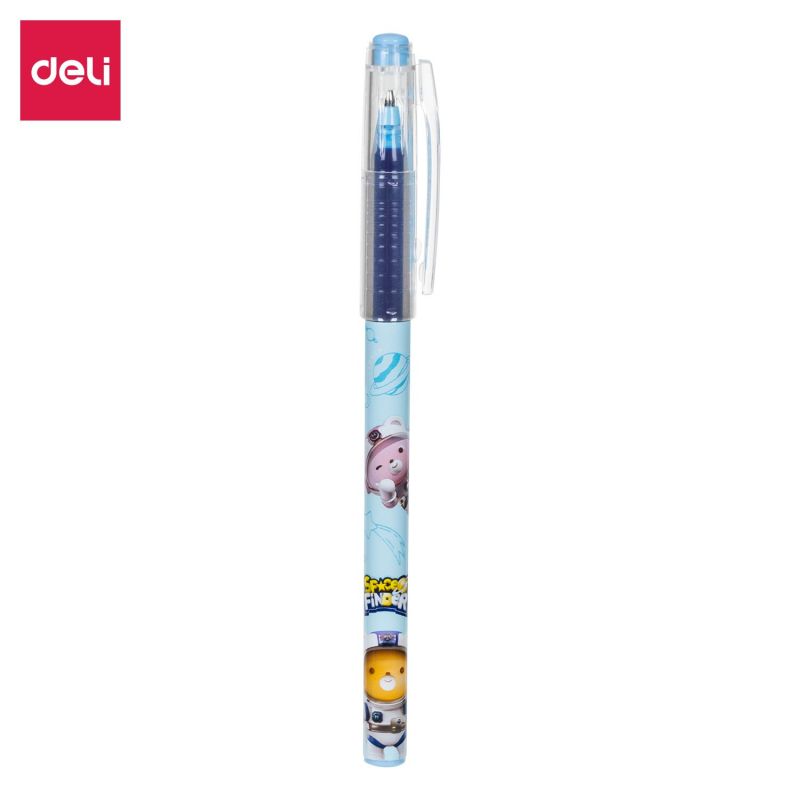 Pen - Gel - Blue - Tip 0.5mm (1pc) - Mong Kicks - Deli