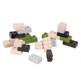 Blocks Basic (1kg ~600pc) - Military Colours in Tub
