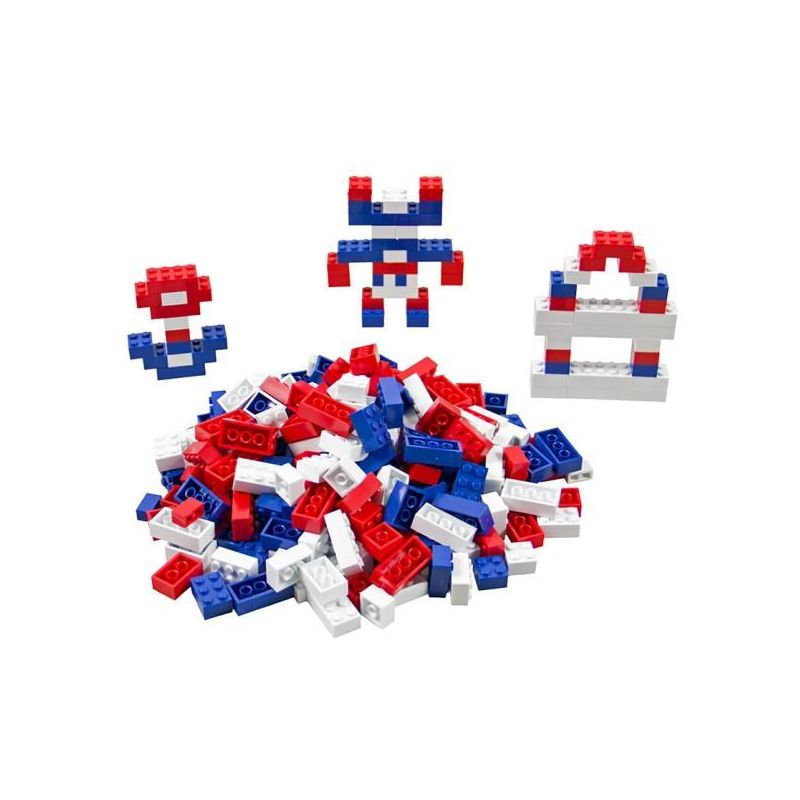 Blocks Basic (1kg ~600pc) - Boys Colours in Tub