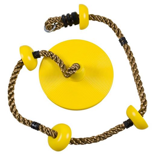 Monkey Rope Swing with Climbing stones and Seat - Plastic - Assorted Colours