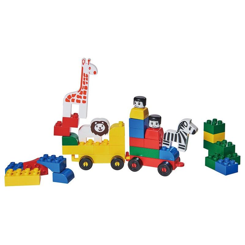 Blocks Large - Shapes & Animal  blocks (~110pc) in Tub