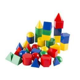 3D Geometric Shapes Set in...