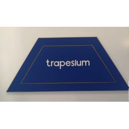 Shape (1) Trapezium (Trapesium) + Afrikaans words + Magnets