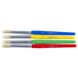 Brushes Coloured - Round Midi 8 (4pc)