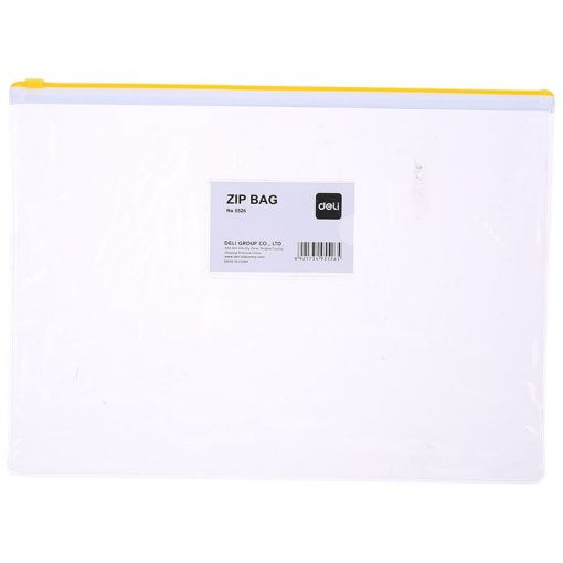 Zip Bag A4 Asst. - Deli