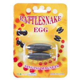 Fidget Rattlesnake Egg Magnets - Oval (2pc)