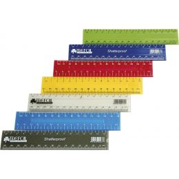 Ruler - 15cm Coloured Plastic