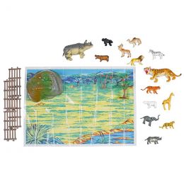 Wild Animals - Assorted Sizes and Accessories (22pc)
