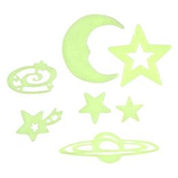 Glow in the Dark - Assorted Designs - Small Stick-On