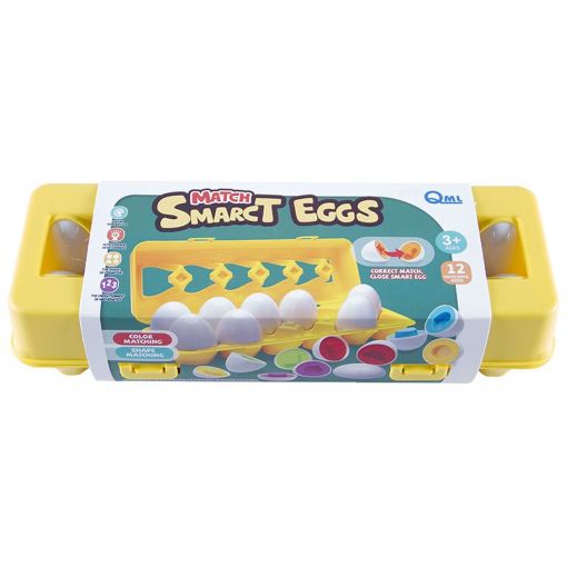 Egg shape and colour match - Smart Eggs (12pc)