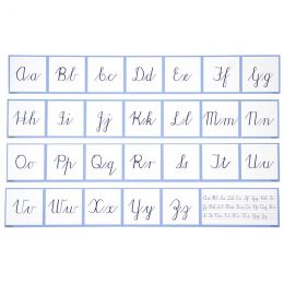 Frieze - Alphabet Cursive - Capital and small letters (4pc)