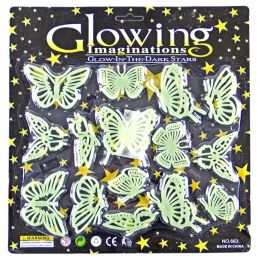Glow in the Dark - Butterflies (15pc) - Large Stick-On