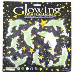 Glow in the Dark - Dolphin (8pc) - Large Stick-On