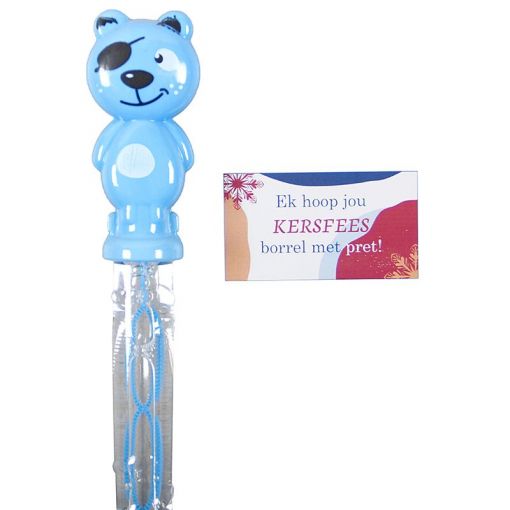 Festive Season Kit 4 - Bubble Wand & Card (1pc) - Afrikaans