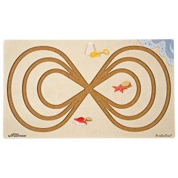Finger Tracing board - Figure 8 (Lazy 8) - 3 Loops