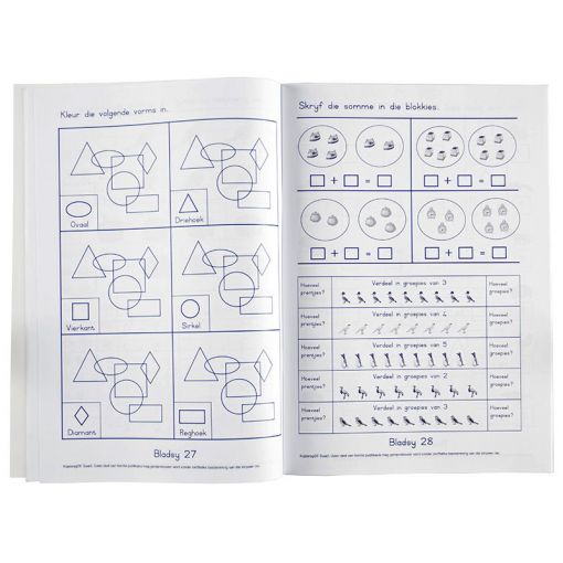 Wiskunde - Werkboek 2  (Gr1 & Gr2) - (79p) FunSciTek