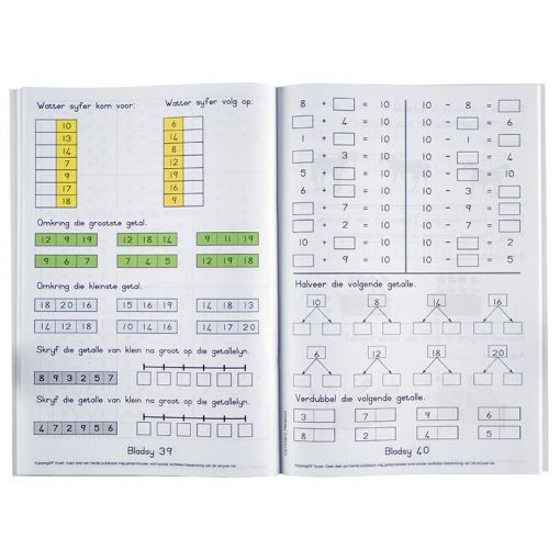 Kleur Wiskunde - Werkboek 2  (Gr1 & 2) - (79p) FunSciTek